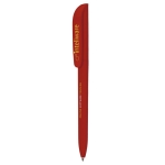 Caneta BIC personalizável com logo ou imagem tinta azul Super Clip cor vermelho