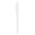 Caneta BIC personalizável com logo ou imagem tinta azul Super Clip cor branco