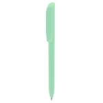 Caneta BIC personalizável com logo ou imagem tinta azul Super Clip cor verde-claro