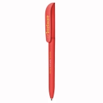 Caneta BIC personalizável com logo ou imagem tinta azul Super Clip cor coral