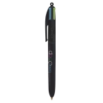 Caneta BIC® 4 Colours Fashion cor preto