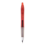 Caneta de gel para evitar manchas tinta azul BIC® Intensity® Clic cor vermelho transparente