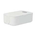 Lancheira com suporte para telefone de grande capacidade 1L Bon Appetit cor branco