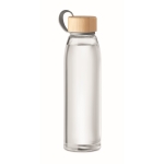 Garrafas personalizadas de vidro sem fugas 500ml Crystal Fjord cor transparente segunda vista