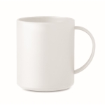 Canecas para personalizar de plástico colorido de 300ml Essential cor branco