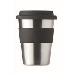 Copos de aço inoxidável para levar de 350ml Takeaway Steel cor preto terceira vista