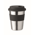 Copos de aço inoxidável para levar de 350ml Takeaway Steel cor preto sétima vista
