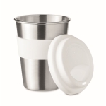 Copos de aço inoxidável para levar de 350ml Takeaway Steel cor branco segunda vista