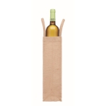 Saco para vinho personalizado de juta e canvas 320 g/m2 Wine Rioja cor bege quinta vista
