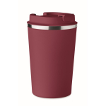 Copos térmicos impressos de aço inoxidável anti-gotas 350ml Elegant cor bordeaux