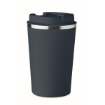 Copos térmicos impressos de aço inoxidável anti-gotas 350ml Elegant cor azul-marinho