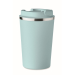 Copos térmicos impressos de aço inoxidável anti-gotas 350ml Elegant cor azul-claro