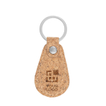 Porta-chaves gravado de cortiça, oval, para publicidade Cork Oval vista principal