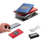 Carregador sem fio e powerbank 4.000 mAh Powercard Chargepad varias cores