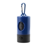 Porta-sacos para cães com mosquetão e lanterna Colors Muller cor azul