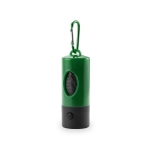 Porta-sacos para cães com mosquetão e lanterna Colors Muller cor verde primeira vista