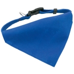 Coleira tipo bandana para cães impressa com logótipo Colors cor azul