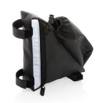 Bolsa refletora para bicicleta personalizada para publicidade cor preto