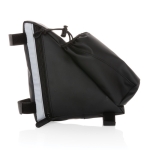 Bolsa refletora para bicicleta personalizada para publicidade cor preto terceira vista