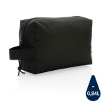 Nécessaire de viagem sustentável com design simples Básico Eco cor preto