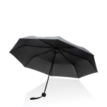 Guarda-chuva dobrável de plástico reciclado cores vivas ø95 Aware RPET cor preto vista principal