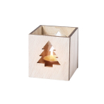 Vela aromática de Natal publicitária com árvore Xmas Tree terceira vista