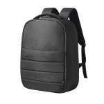 Mochilas antirroubo recicladas com acessório para trolley Minimal cor preto primeira vista