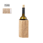 Manga refrigeradora de garrafa de cortiça com fecho ajustável Cork cor natural quinta vista