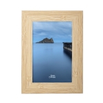 Moldura de madeira com vidro e suporte fotografia 10x15cm Wood cor madeira primeira vista
