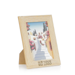 Moldura de madeira com vidro e suporte fotografia 10x15cm Wood vista principal