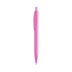 Canetas de plástico personalizadas coloridas tinta azul Monocolor cor cor-de-rosa primeira vista