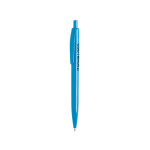 Canetas de plástico personalizadas coloridas tinta azul Monocolor vista principal