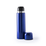 Termos de merchandising de aço com tampa tipo copo 500ml Basic XL cor azul segunda vista