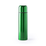 Termos de merchandising de aço com tampa tipo copo 500ml Basic XL cor verde primeira vista