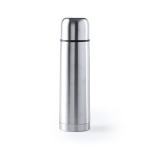 Termos de merchandising de aço com tampa tipo copo 500ml Basic XL cor prateado primeira vista