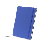 Cadernos promocionais baratos coloridos, folhas A5 pautadas Notes cor azul sexta vista