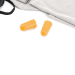 Conjunto de viagem com almofada, máscara e tampões cor cinzento quinta vista