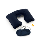 Conjunto de viagem com almofada, máscara e tampões primeira vista