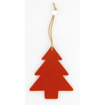 Enfeites de Natal promocionais para pendurar de feltro Xmas Fantasy cor vermelho