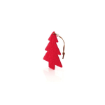 Enfeites de Natal promocionais para pendurar de feltro Xmas Fantasy cor vermelho quinta vista