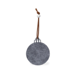 Enfeites de Natal promocionais para pendurar de feltro Xmas Fantasy cor cinzento primeira vista