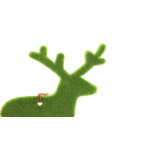 Enfeites de Natal promocionais para pendurar de feltro Xmas Fantasy cor verde terceira vista