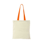 Saco de algodão com asas compridas coloridas 100 g/m2 Cotton Color cor cor-de-laranja segunda vista frontal