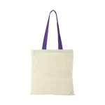 Saco de algodão com asas compridas coloridas 100 g/m2 Cotton Color cor violeta segunda vista frontal