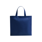 Sacos tnt personalizados de alças curtas coloridos 80 g/m2 Bazaar Short cor azul-marinho primeira vista