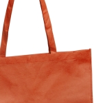 Saco de asas compridas de non-woven com fole 80 g/m2 Fifth Avenue XL cor cor-de-laranja segunda vista