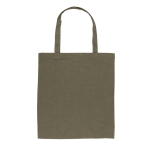 Saco de merchandising sustentável de algodão reciclado 145 g/m2 Waterless cor verde militar segunda vista