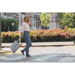 Saco de algodão reciclado reforçado promocional 145 g/m2 Waterless cor cinzento vista de ambiente