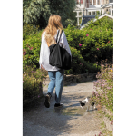 Saco impresso ou bordado grande de algodão reciclado 145 g/m2 Waterless cor preto vista de ambiente 2