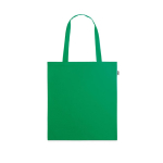 Saco reciclado com asas compridas para as compras de rPET Convert cor verde